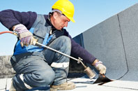 Little Thurlow Green felt roofing